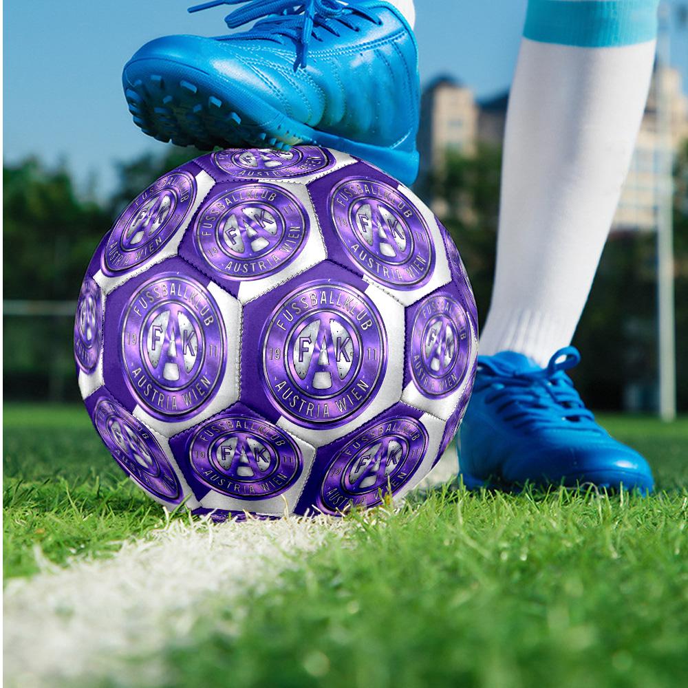 Austria Wien FC Size 5 Standard Football Durable Training Match Soccer Ball for Adult Outdoor Sports
