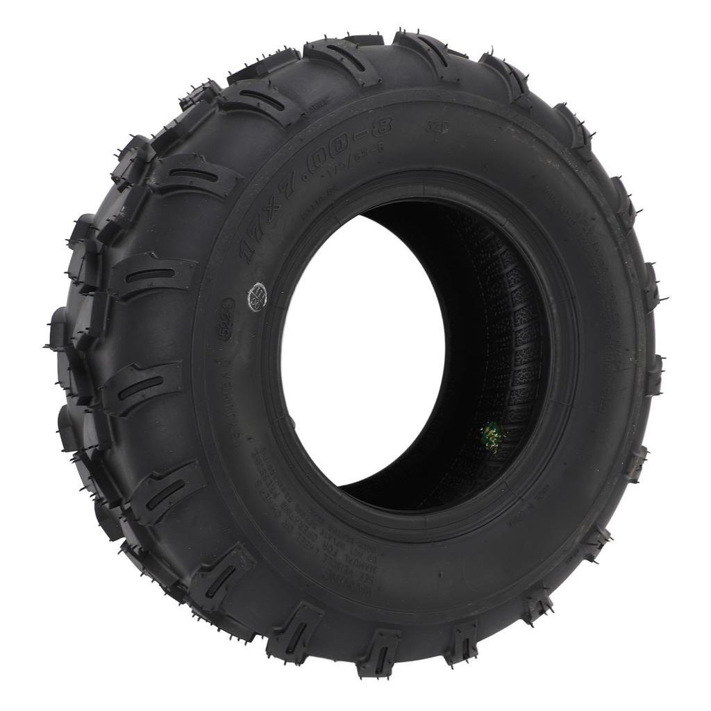 17X7.008 Tubeless Tire Explosion Proof 8 Inch Lawn Mower Vacuum Tyre for ATV Quad Off Road Go Kart
