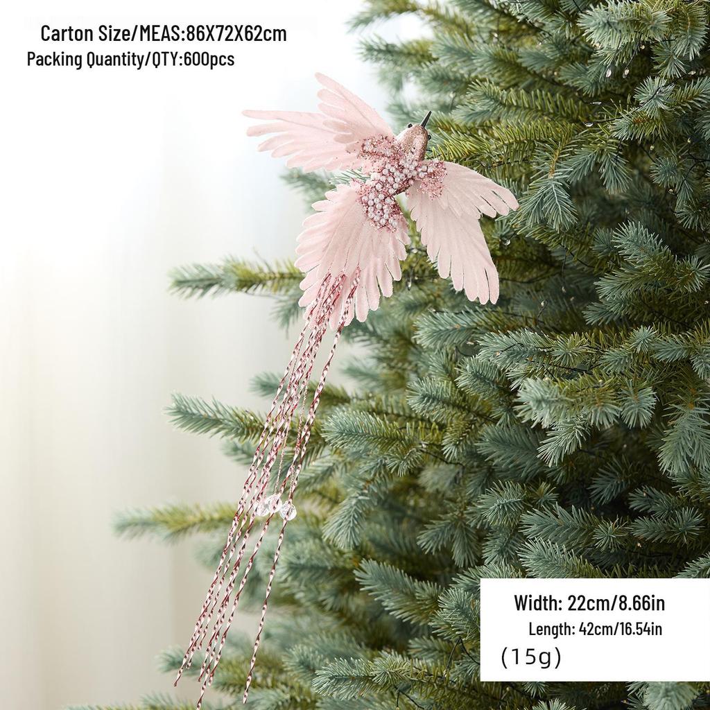 High-Quality Pink Foam Christmas Ball Ornament for Tree and Window Display