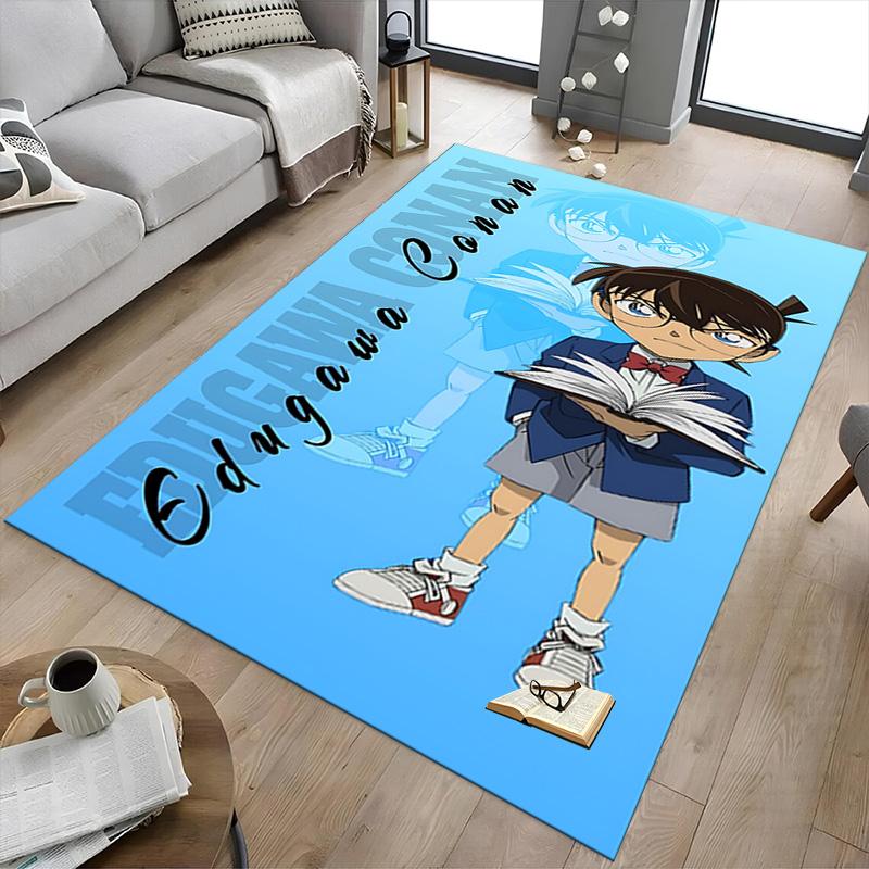 1pc Detective Conan Mystery Carpet for Playroom Bedroom Living Room Sofa Home Decor,kids Game Area Rug Non-slip Floor Mat Y72327