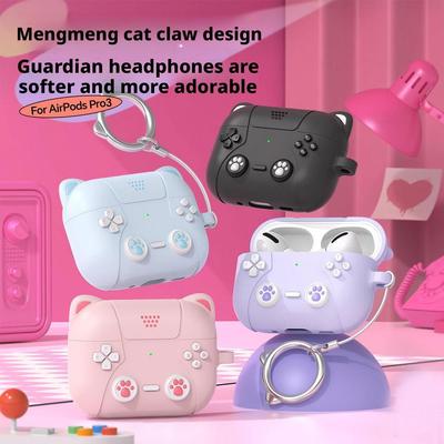 For AirPods Pro 3 Case Anime Cat Design With Anti Soft Shell Silicone Cover Cute Kawaii Protector For AirPods Pro 3 Case
