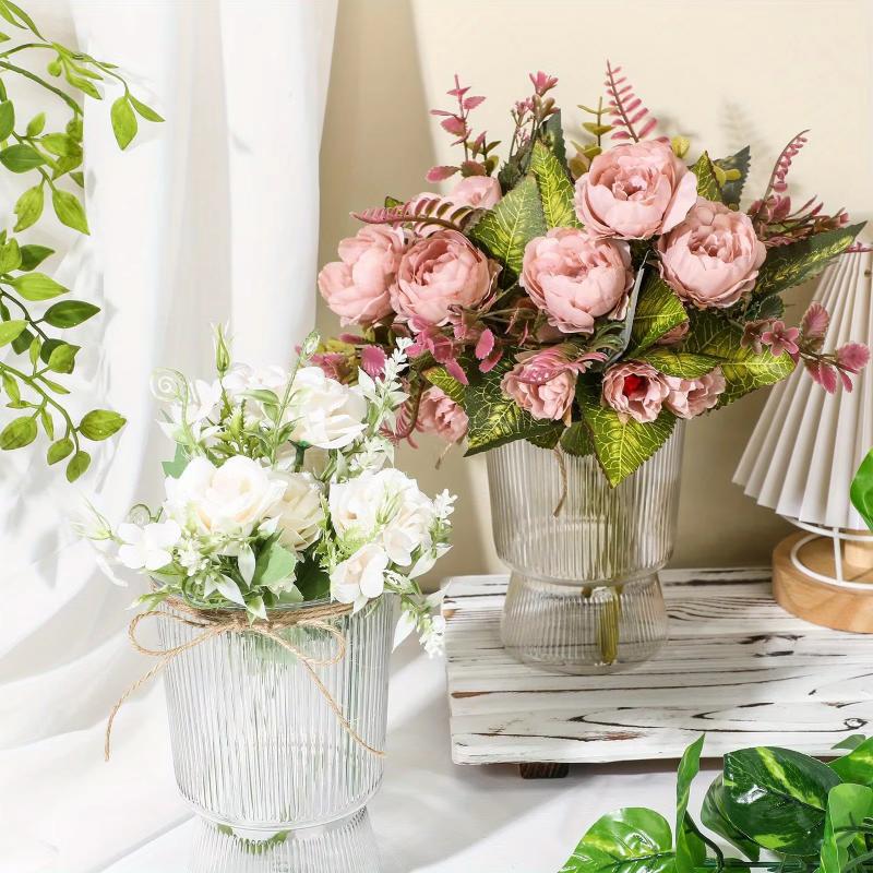 High Quality Trophy Style Plastic Vase Transparent Vase, Suitable For Table Decoration, Wedding, Home, Table Decoration
