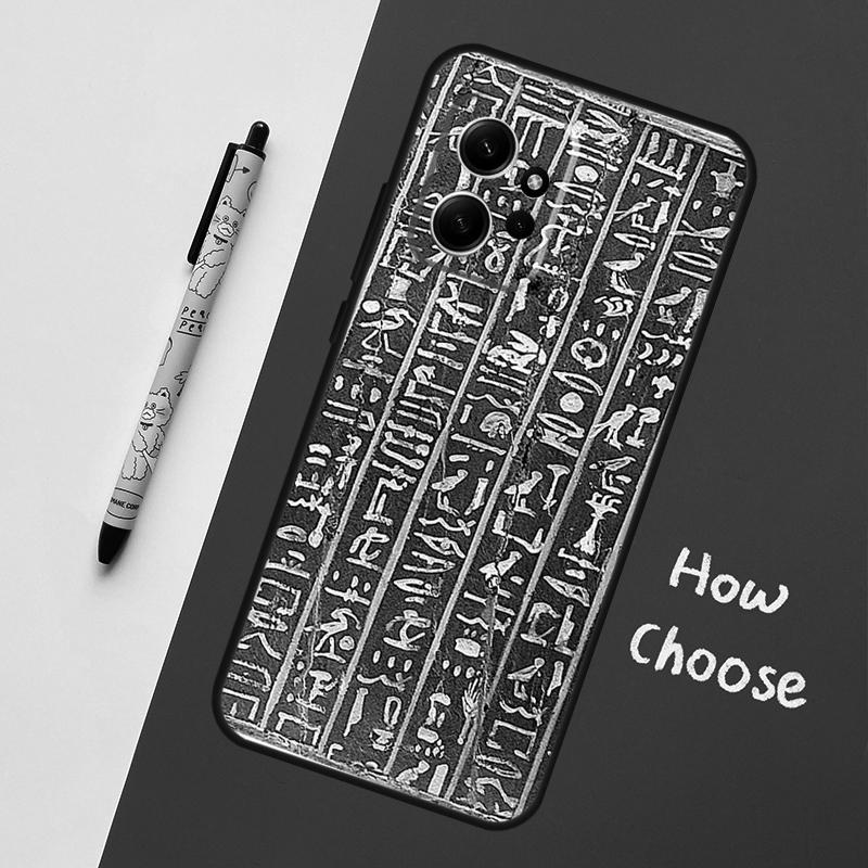 

Egyptian Hieroglyphics Case For Xiaomi Redmi Note 14 10 11 12 13 15 Pro Plus Cover For Redmi 15 13C 12C 10C 14C 15C Redmi Note 13 4G