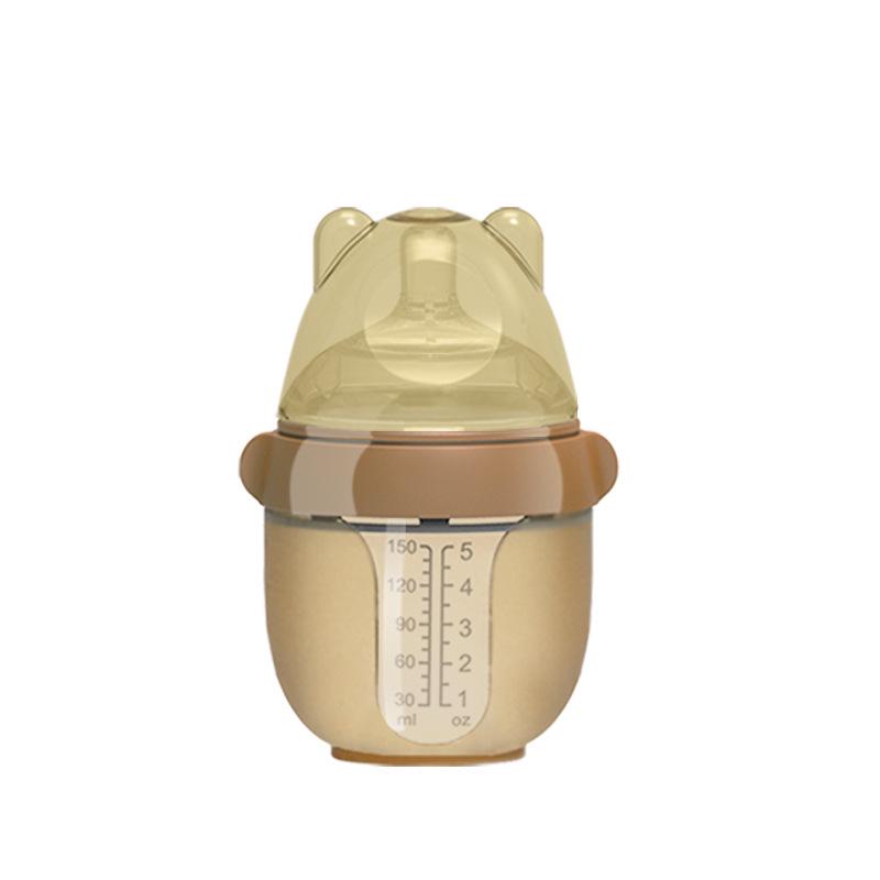 

Силіконова дитяча пляшечка: М який, Захищений від падінь, Імітація грудного молока для відлучення новонароджених, Стандартний отвір