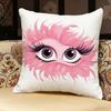 Ins Style Eyelash Peach Skin Pillow Case Pillowcase Doublesided Printed Sofa Cushion Bedroom Headboard Pillow