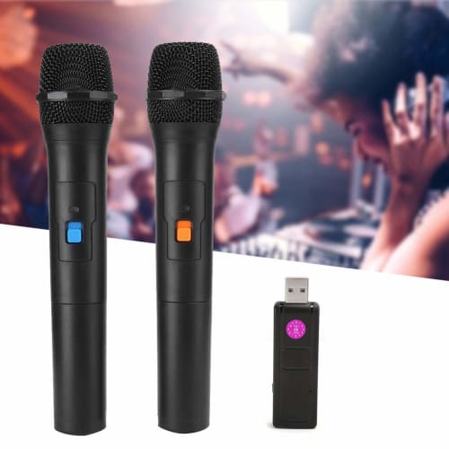 Wireless Microphone, Microphone, Conference, Live Performance Plug and Play (1 To 2)