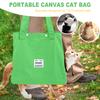 New Cat Carrier Bag Canvas Cat Shoulder Carrying Bag Breathable Portable Cat Carrier Pouch Multipurpose Cat Travel Carrier Bag