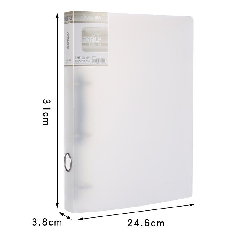 Four-hole A4 Punching Binder Send Hole Punch 4-hole Folder A4 Paper Clip Information Book Storage Transparent Book Clip