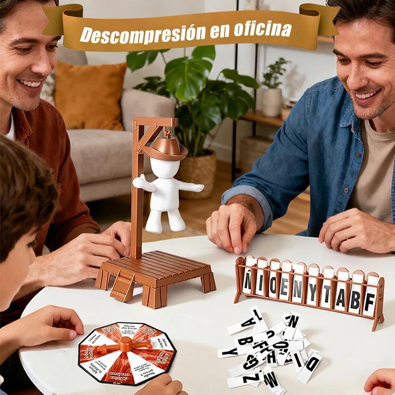 Magnetisches Galgenmännchen Mystery-Wortspiel Spielzeug für Familie Freunde Party Eltern-Kind-Interaktion Tischspiele Kinder Pädagogisches Spielzeug Geschenk