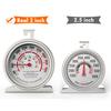 Oven Thermometer BBQ Baking 3-Inch Dial Classic Series  Stainless Steel  Kitchen Thermometer