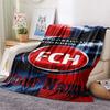 1 Stück FC Heidenheim Wappen Benutzerdefinierter Name Gemustert Flanelldecke Geeignet für Alle Jahreszeiten Für Heimdekoration Wärme Und Komfort Geschenke Feiertagsgeschenk