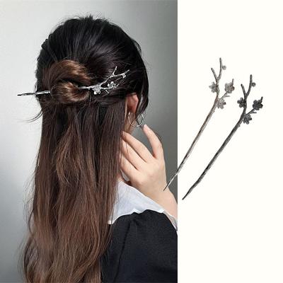 Vintage Haarstäbchen, Haarschmuck für Frauen, einfache Blumen-Haarnadel, Haar-Essstäbchen, Scheibe, Haarstab, Kopfschmuck, Schmuck