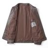 JINLUN Single Rider Leather Genuine Cowhide Leather Genuine Leather Outerwear Men's Jacket, Jacket, Outerwear, Blouson, Jacket, Fall/Winter (JP,