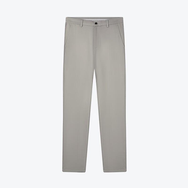 Qipai Men's Elastic Straight-Leg Business Casual Pants