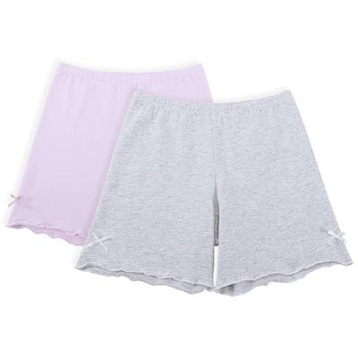 Hodo Girls' Cotton Anti-Chafe Safety Shorts 2-Pack