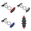 USB Rechargeable Bike Light Set Practical Bicycle-Front Headlight-and Back Taillight Easy to Install Cycling Accessories