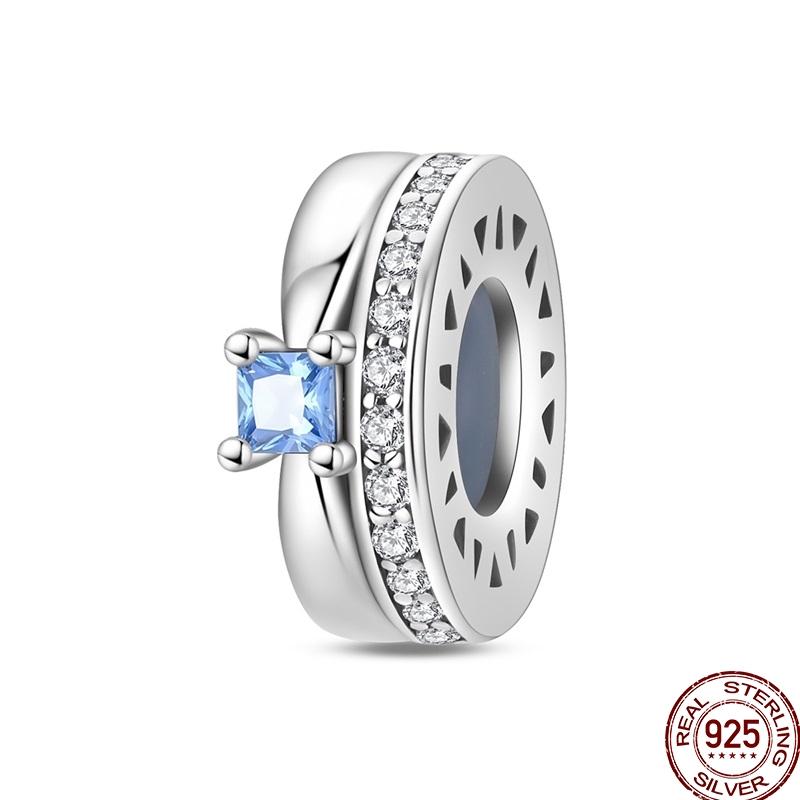 100%Stering Copper Crystal Slippers Charms Beads Swan Rose Pendant Fit Original 3Mm Bracelet Diy For Women Fine Jewelry