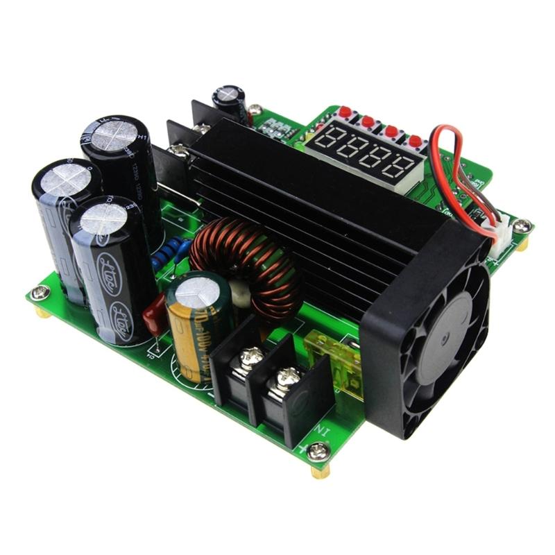 Boost BuckerConverter, DC8-60V To 10-120V Output Adjustable PowerSupply Regulator Module,15A Step Up Converters