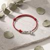 Minimalist Dainty Red Cord Bracelet for Women Cute Small Fish Red Bead Adjustable Waterproof Friendship Wristband Jewelry Gift