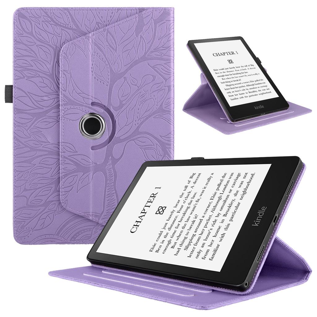 Amazon Kindle Paperwhite 7 12. 2026 Bőrtokhoz, Forgatható Állvány Életfa