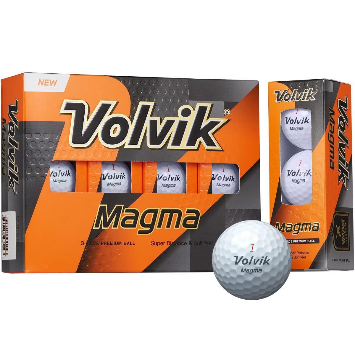 

Volvik Golf Ball MAGMA White 1 Dozen 12 Balls Unofficial Balls