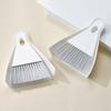 Dense Brush Dustpan Combination Modifiable Brush Space Saving Design Compact Desktop Broom And Dustpan Set