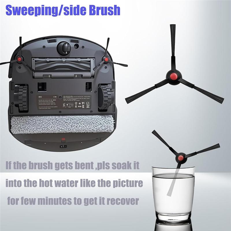 Promotion!S1 Pro Replacement Parts Accessories Vacuum Main Brush X1,Side Brush X6, Washable Filter X4 Dust Bag X4, Rolling Mop X
