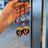 Multifunktionale Schlüsselanhänger mit kleinem Schweinchen, robuster Auto-Schlüsselanhänger, niedlicher kleiner Schweinchen-PVC-Anhänger, Geschenk