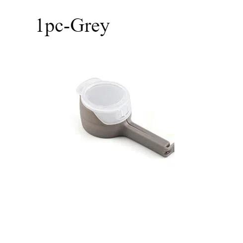 Reusable Food Sealing Clip with Spout for Dry Goods Snack Storage Kitchen Pantry Organizer Airtight Preserver