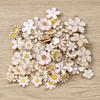 Tusember Mixed Flower Pendants 10Pcs Cute Colorful Flowers Charms for DIY Keychain Bracelets Necklace Jewelry Making Accessories