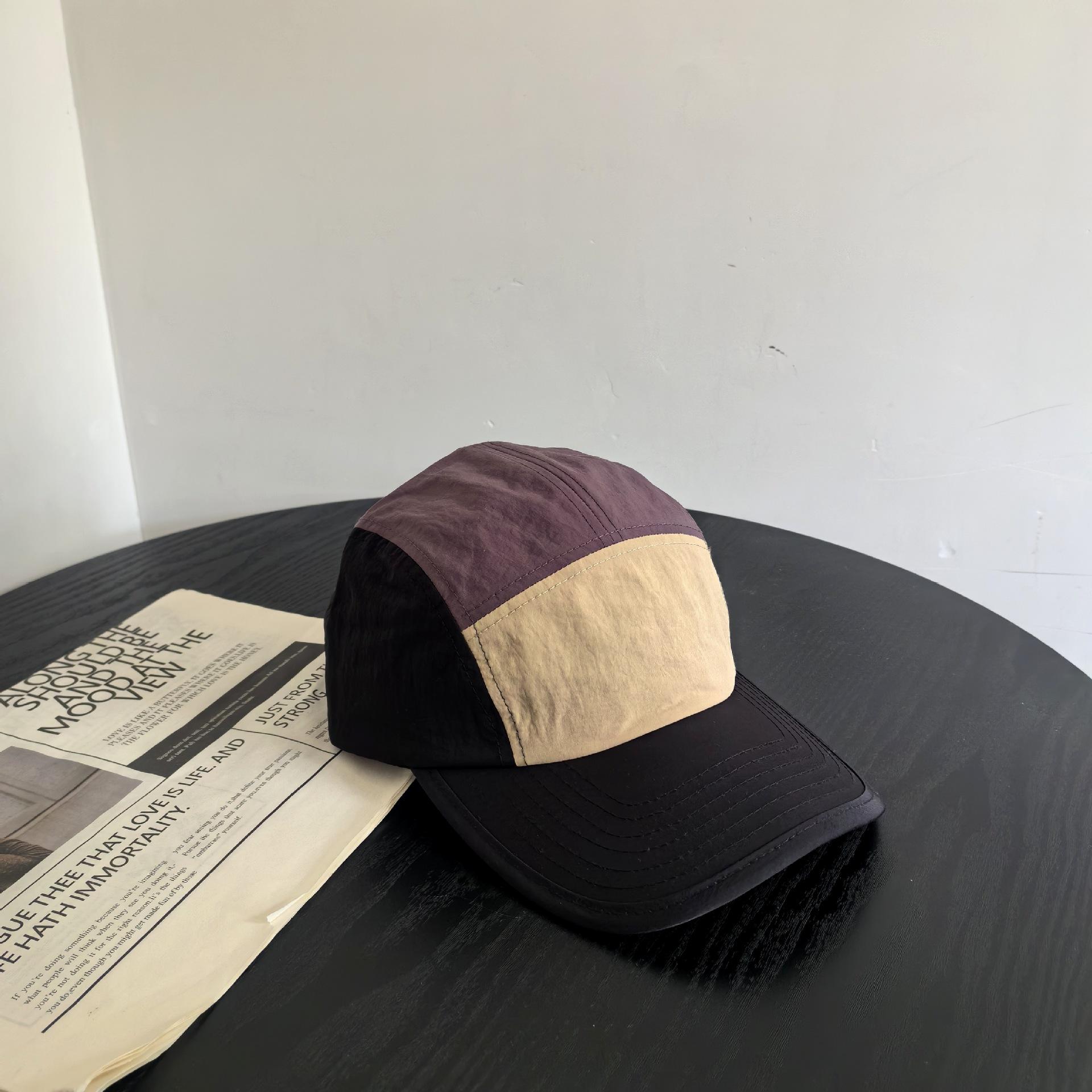 

2025 новые быстросохнущие пятикомпонентные шляпы для мужчин и женщин, модные брендовые кепки, солнцезащитные кепки и бейсболки с солнцезащитным кремом M（56-58cm） чёрный