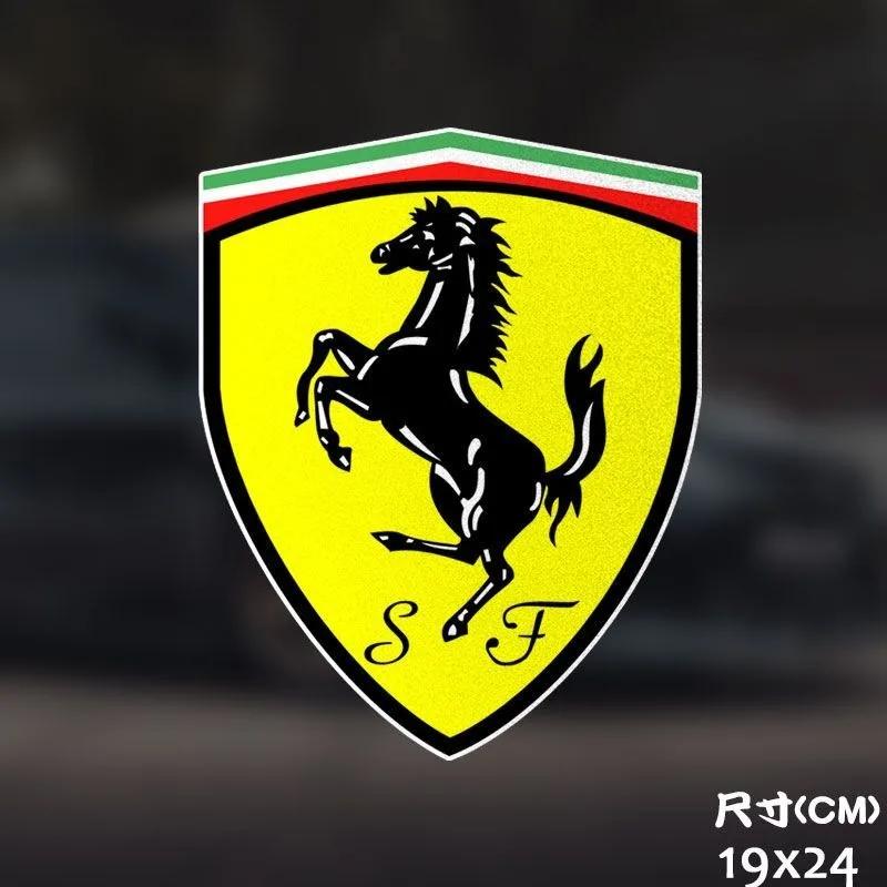Personalized Reflective Car Body Sticker Racing Decorative Decal For Ferrari F430 Stradale Roma 488 Spider SF90 F80 Competizione JB1