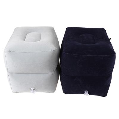 Cuscino poggiapiedi gonfiabile per bambini in PVC, cuscino poggiapiedi per dormire in aereo, cuscino per autobus, cuscino poggiapiedi da viaggio gonfiabile