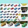 Mașinuță de jucărie vibrantă Pixar Cars Lightning Mcqueen din aliaj turnat sub presiune pentru copii