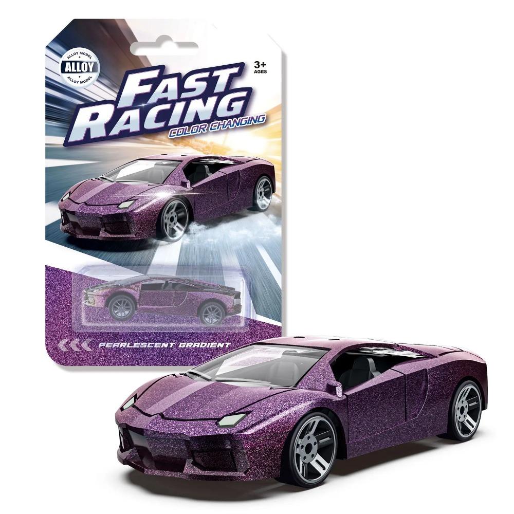 1:64 Color Change Alloy Car Toys for Kids Temperature Sensing Inertial Pull Back Mini Racing Cars Model for Boys Children Gifts