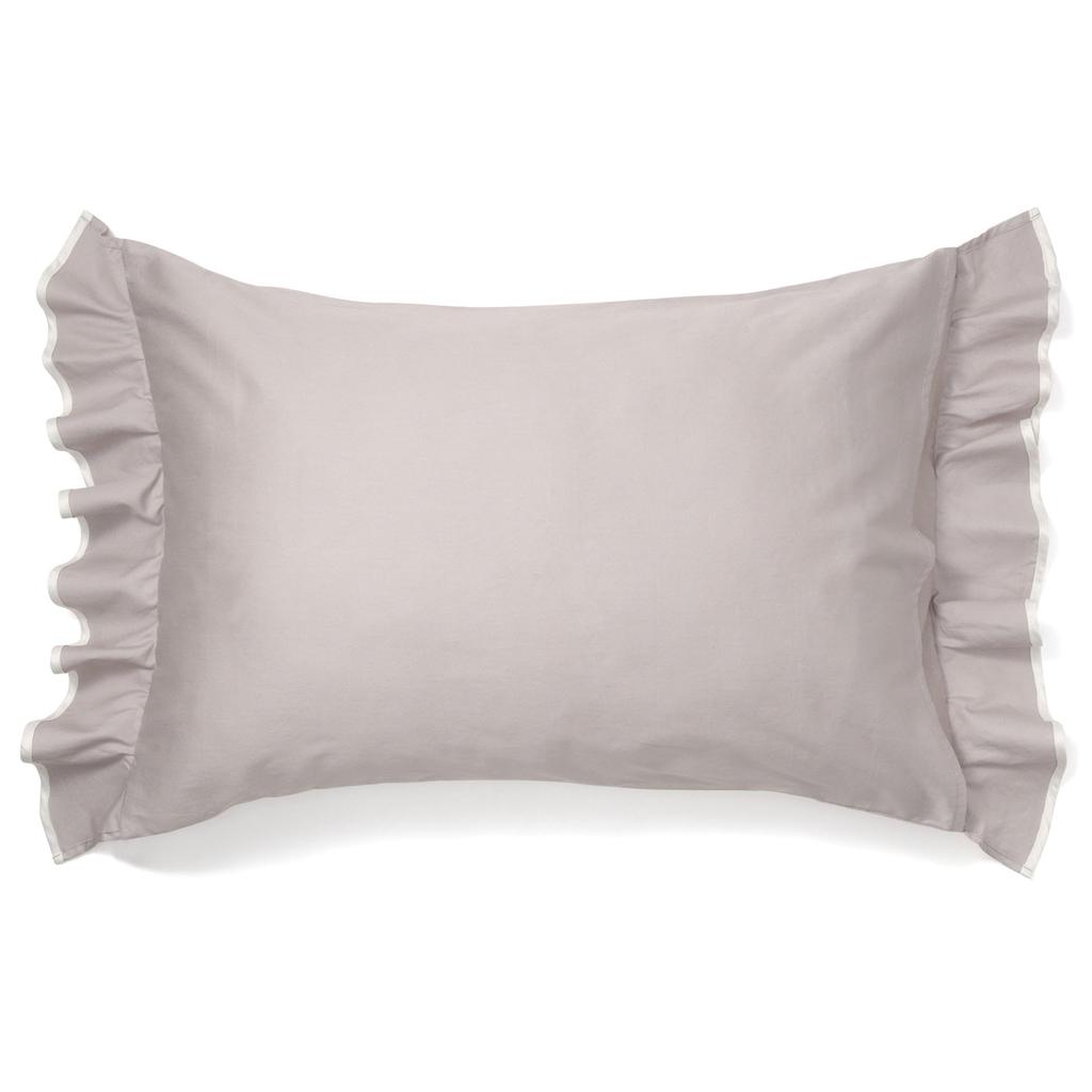 Francfranc Luance Gray X White Pillowcase, 700x500,