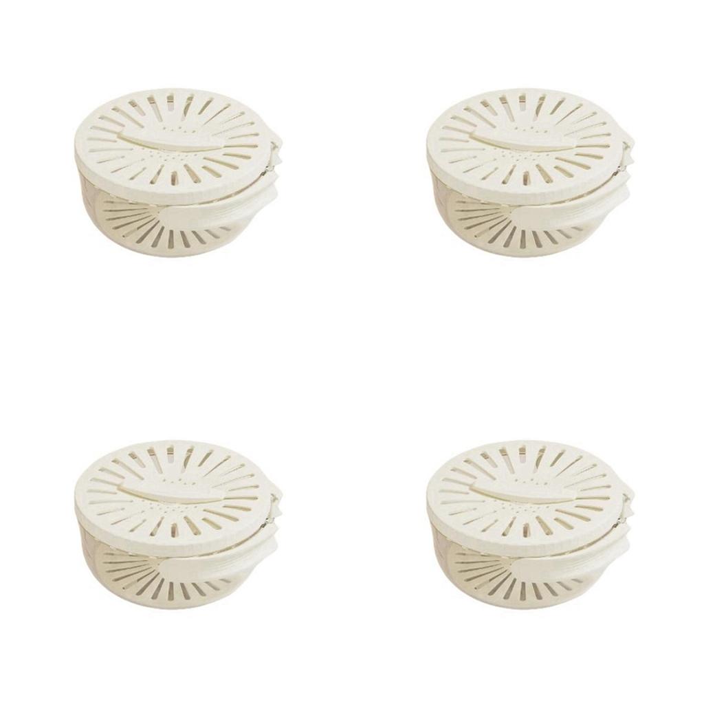 ABBP-Fruit And Vegetable Washing Bowl, Detachable Design,Draining Bowl, Colander Strainer Bowl With Foldable Handles,4PCS,A