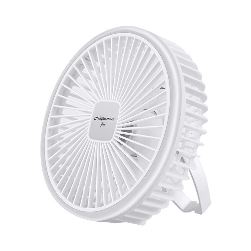Portable Tripod Camping Fan with Long Battery Life, Large Air Volume, Dual-Use for Hanging or Standing.