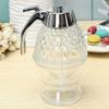Sealed Honey Pot with stand Press Type Honey Storage Tank Clear Syrup Extruder  Kitchen