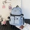 Schoolbag new Korean version ins tooling style schoolbag middle school student large capacity Japanese trend college student travel backpack men