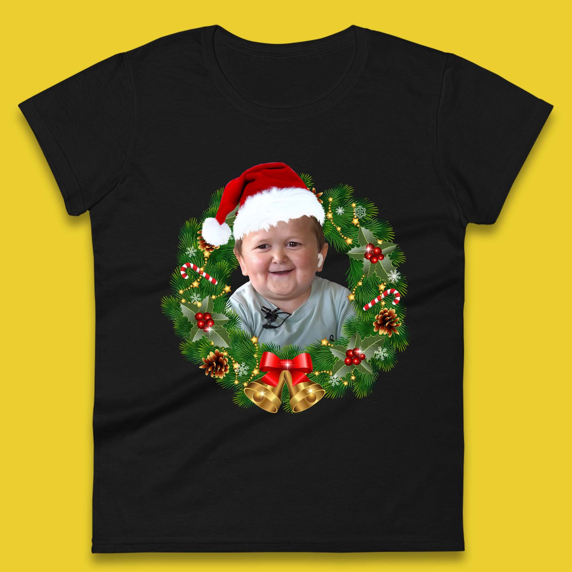 Santa Hasbulla Christmas Womens T-Shirt Mens Tops Tees Unisex XL
