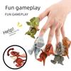 5/10uds Juguete de Dinosaurio Jurásico Mordedor de Dedos Juguetes Sensoriales Fidget Regalo de Cumpleaños para Niños Regalo de San Valentín Premio de Aula