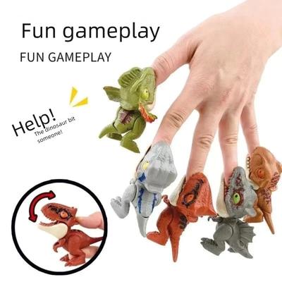 5/10 Stück Jurassic Dinosaurier Spielzeug Fingerbeißendes Sensorisches Fidget Spielzeug Kindergeburtstagsparty Mitgebsel Valentinstagsgeschenk Klassenzimmer Preis