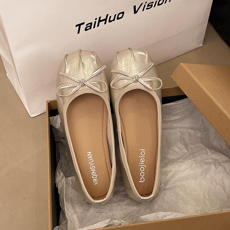 

Серебристые туфли-клинья, женские летние 2025, новые, с юбкой, мягкая подошва, для беременных, нескользящие 40