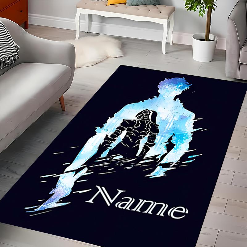 Custom Personalization Solo Leveling Area Rug - Perfect For Kitchen, Bathroom,Laundry Room Decor Large Size Available,Gift All Seasons
