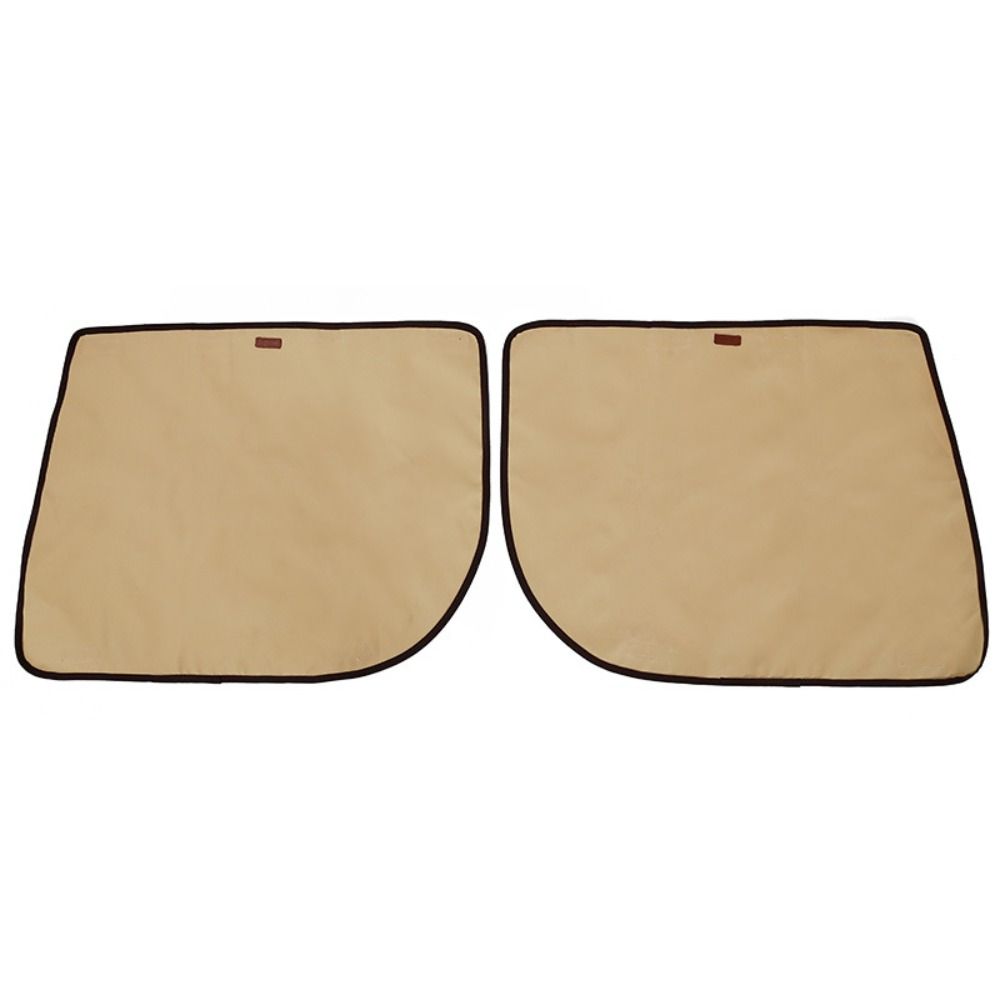 

1 пара нескользящих чехлов для автомобильной двери для домашних животных, водонепроницаемый коврик для автомобиля для домашних животных, чехол для боковой двери автомобиля для домашних животных бежевый