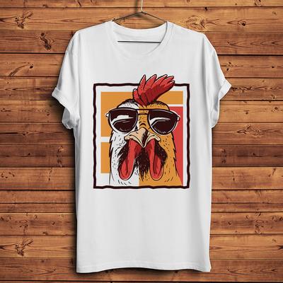 NEOPLASTICISM De Stijl Style Cool Rooster Chicken Tshirt Unisex Summer New White Casual Short Sleeve T Shirt Unisex Streetwear Tee