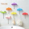 Crochets muraux pour parapluie, porte-monnaie, porte-clés, installation simple, multicolores, polyvalents, adhésifs 3D, décoratifs