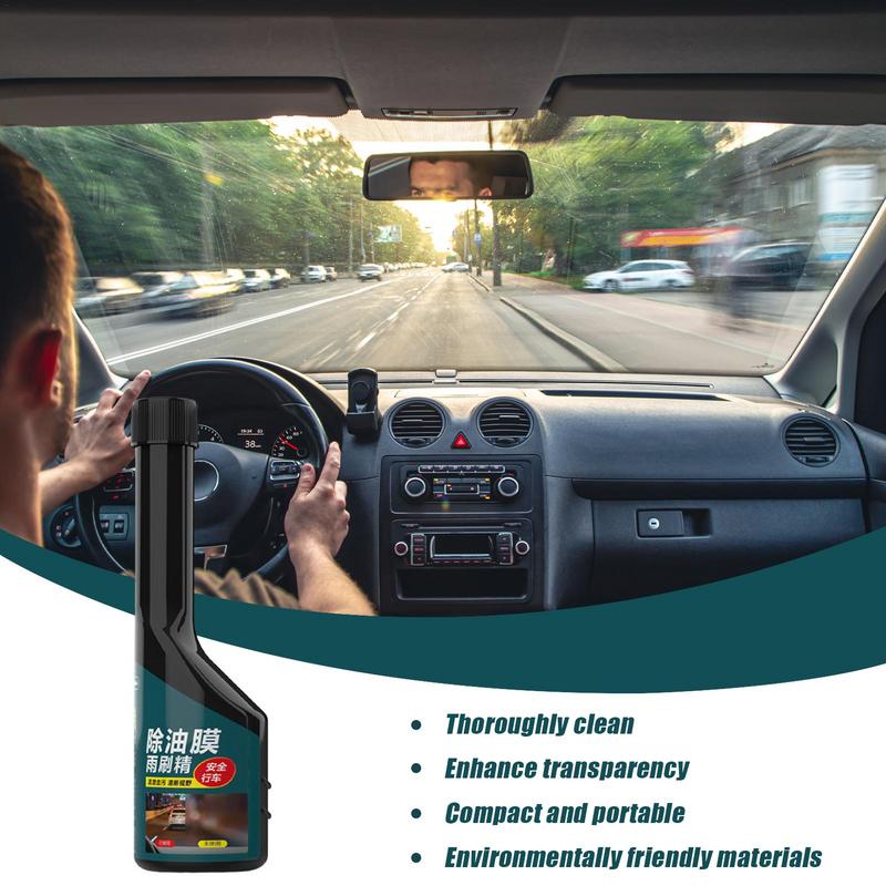 80ml General Auto Glass Cleaner Car Windshield Water Spots Cleaner Vehicle Windshield Oil Film Remover Car Cleaning Accessories