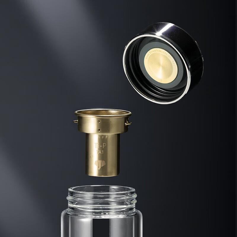 Double-Layer Antibacterial Glass Cup